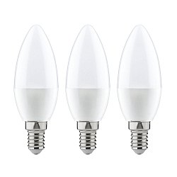 LED para en forma de vela C35 juego de 3 E14 4W 250lm 2700K CRI >80