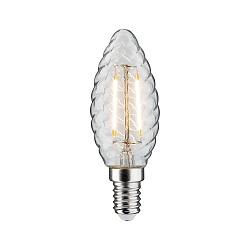 L�mpara de filamento en forma de vela retorcida B35 E14 2,6W 280lm 2700K CRI >80