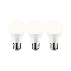 L�mpara LED en forma de pera STANDARD OPAL A60 juego de 3, conmutable E27 8W 806lm 2700K CRI >80 