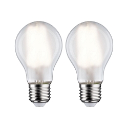 L�mpara LED en forma de pera juego de 2 E27 7W 806lm 4000K 360� CRI >80 
