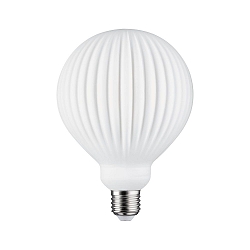 Bombilla filamento Globe GLOBE G125 WHITE LAMPION V2 ranurado, empotrado G125 mate E27 4,3W 400lm 3000K CRI >80 regulable