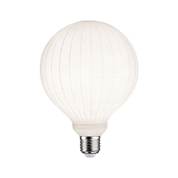 Bombilla filamento Globe GLOBE G125 WHITE LAMPION V3 ranurado G125 mate E27 4,3W 400lm 3000K CRI >80 regulable