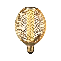 Lámpara de filamento LED METALLIC GLOW GLOBE SPIRAL conmutable E27 4,2W 200lm 1800K CRI >80 