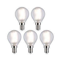 LED L�mpara gota juego de 5 E14 5W 470lm 4000K CRI 80-89