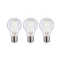 Filamento luminoso en forma estándar ECO-LINE AGL juego de 3, conmutable A60 claro E27 3x 4W 840lm 3000K 360° CRI >80  claro
