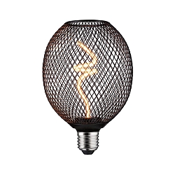 L�mpara de filamento LED METALLIC GLOW GLOBE  3-STEP DIM E27 4W 160lm 1800K CRI >80 regulable
