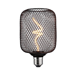 L�mpara de filamento LED METALLIC GLOW CYLINDER 3-STEP DIM E27 4W 160lm 1800K CRI >80 regulable