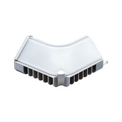 Accessories Profile Corner connector set of 2, corner inside, gray, plastic