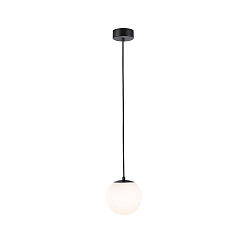 Luminaria colgante GOVE IP44, negro 