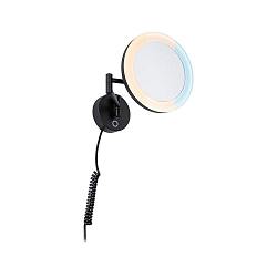 Espejo con iluminaci�n MASUA IP44 - 3X ZOOM 3 veces, redondo, con brazo flexible, CCT Switch, inclinable IP44 / IP20