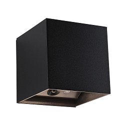 L�mpara de pared a pilas NYARA UP&DOWN angular IP44, negro 