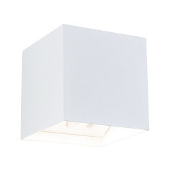 L�mpara de pared a pilas NYARA UP&DOWN angular IP44, blanco 