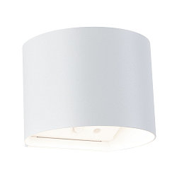 L�mpara de pared a pilas NYORA UP&DOWN redondo IP44, blanco 