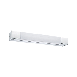 Luminaria de espejo QUASAR LED angular, corto IP44, cromo, blanco