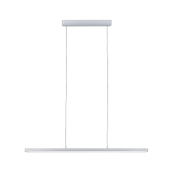 Luminaria colgante LENTO IP20, cromado mate regulable