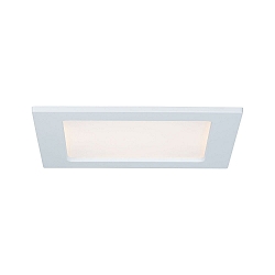 Luminaria empotrable QUALITY PREMIUM PANEL LED angular IP44, blanco  780lm 2700K 110� 110�