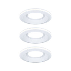 Luminaria empotrable SORMUS redondo, juego de 3 IP65, blanco mate  3x 6,5W 560lm 3000K 100� 100� CRI >80