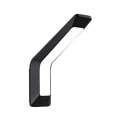 Luminaria de pared para exteriores MERANO PIR con sensor IP44, antracita, transparente 