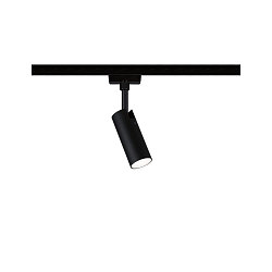 Foco monof�sico URAIL TUBO LED IP20, negro mate regulable