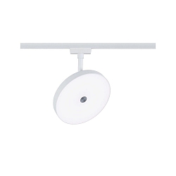 Foco monof�sico HILDOR URail IP20, mate, blanco regulable