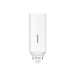 Lámpara LED compacta COREPRO PL-T HF/MAINS 6.5W 840 4P 800LM 4 polos, conmutable mate GX24q-2 6,5W 800lm 4000K 120° CRI 82 