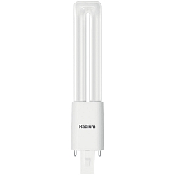 L�mpara LED compacta ESSENCE S9 RETROFIT RALUX S conmutable mate G23 5W 550lm 4000K 120� CRI >80  mate
