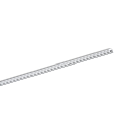 U profile SMALL U FLAT F 17/10 B1C1, grey, white matt