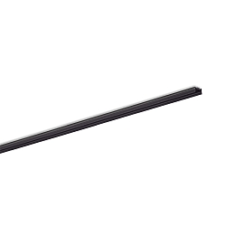 U profile SMALL U FLAT SQUARE 17/18 B1C1, black, white matt