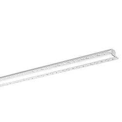 Perfil empotrable SMALL BUILDIN DRY F 56/13, gris, blanco mate