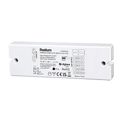 Atenuador de luz DIMMER ZIGBEE 5CH/480W RGBW, controlable por ZigBee, 5 canales, blanco
