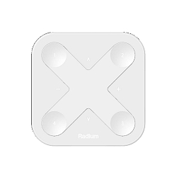 Panel de control de pared con Bluetooth SMART XPRESS-LR programable, con bater�a, blanco