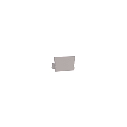 end cap SMALL U FLAT, white