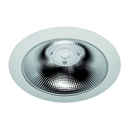 Luz downlight GLAN M Ø 237MM Plug&Play rígido, CCT Switch, UGR < 19, multipower IP20, aluminio, blanco 
