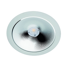 Luz downlight GLAN XL Ø 320MM Plug&Play rígido, CCT Switch, UGR < 19, multipower IP20, aluminio, blanco 