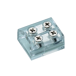 feeder VARDAFLEX 1CM - SCREW 2-pole, transparent
