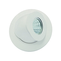 Luz downlight GU10 redondo, giratorio GU10 IP20, blanco mate