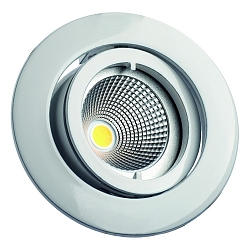 Luminaria empotrable MR11 giratorio IP20, brillante, blanco