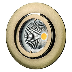 Luminaria empotrable MR11 giratorio IP20, brillante, lat�n