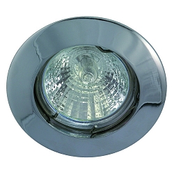Luminaria empotrable MR16 r�gido IP20, cromo