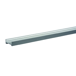 Perfil en U FUP18/7 / 2M plano, aluminio eloxado