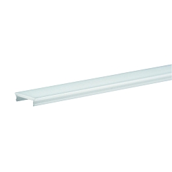 Accesorio Portada del perfil FUP18/7 / OPAL 2M plano, descarga, blanco opalino 200cm