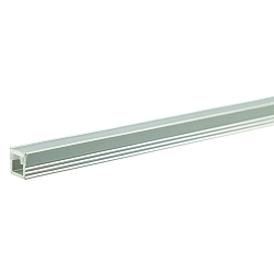 Perfil en U MUP6/6 MINI, aluminio eloxado