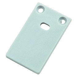 Tapa final UP20/11 / H37MM con posibilidad de alimentaci�n, aluminio