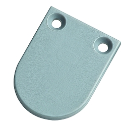 Tapa final UP20/11 semicircular, aluminio