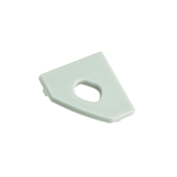 end cap EP18/18 with feed-in option, aluminium