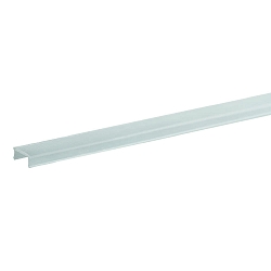 Accesorio Portada del perfil DIRECT SP49/25 OPAL 2M plano, blanco mate 200cm