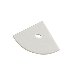Tapa final EP30/30 redondo, versi�n incorporada, con posibilidad de alimentaci�n, aluminio