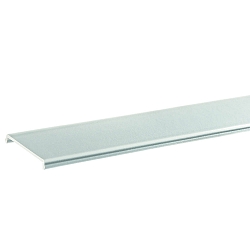 Accesorio Portada del perfil TUP35/35SEMI-FROSTED 2M plano, blanco 200cm