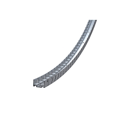 Perfil VARDAFLEX PLATIN 272� TVQ - 1M flexible, aluminio