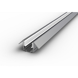 Perfil de esquina VARDAFLEX NEON/PLATIN SVQ/TVQ - 45� TILTED- 2M, aluminio